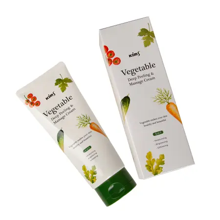 KIMS Крем овощной для лица / Kims Vegetable Deep Peeling & Massage Cream 200 мл - 3