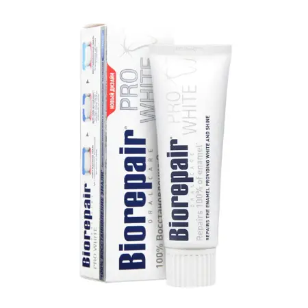 BIOREPAIR Паста зубная сохраняющая белизну эмали / Pro White 75 мл - 3