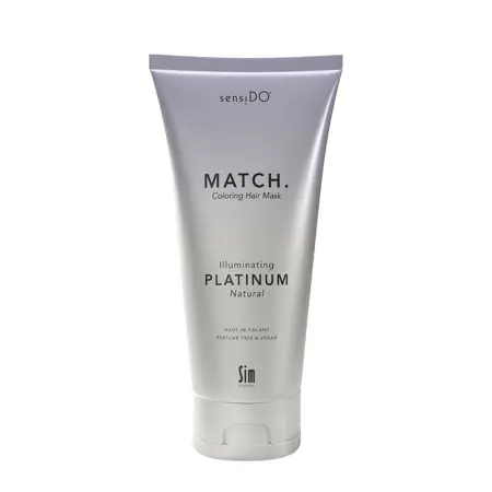 SIM SENSITIVE Маска оттеночная платиновая / SensiDo Match Illuminating Platinum 200 мл - 1