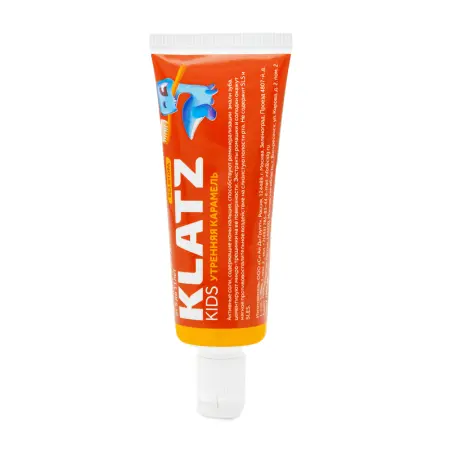 KLATZ Паста зубная без фтора Утренняя карамель / KIDS 40 мл - 4