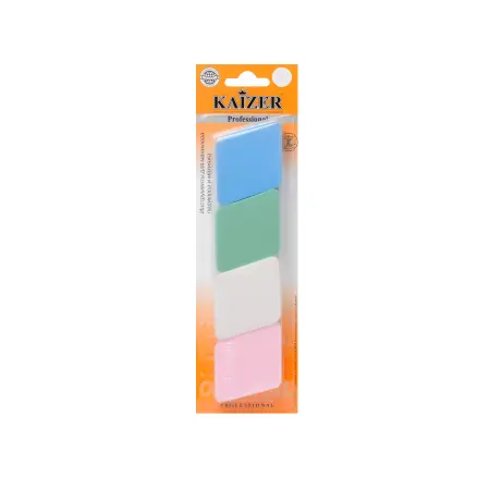 KAIZER Спонж латексный, большой, цвет ассорти, 4 шт - 2
