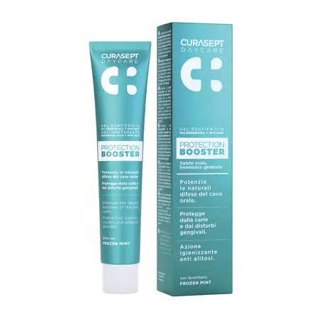 CURASEPT Паста зубная, ледяная мята / CURASEPT DAYCARE BOOSTER Frozen Mint 75 мл - 2