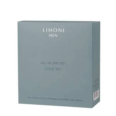LIMONI Набор мужской ( крем-лосьон 50 мл, пенка 100 мл, крем для глаз 25 мл) MEN All In One Set - 1