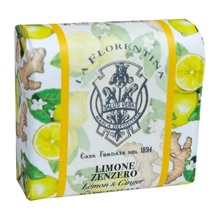 LA FLORENTINA Мыло натуральное Лимон и Имбирь / Lemon & Ginger 106 г - 1
