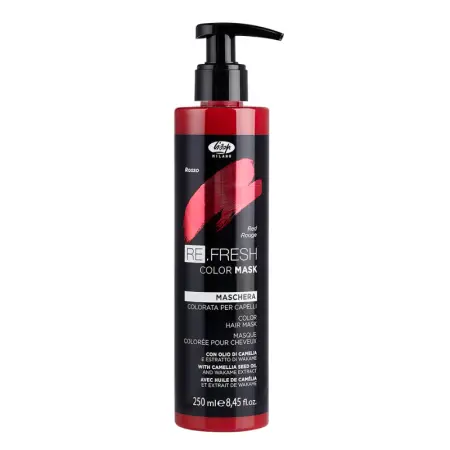 LISAP MILANO Маска оттеночная для волос, красный / Re.fresh Color Mask 250 мл - 1
