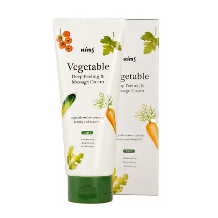 KIMS Крем овощной для лица / Kims Vegetable Deep Peeling & Massage Cream 200 мл - 2