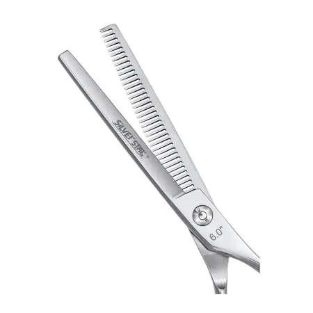 SILVER STAR Ножницы филировочные односторонние эргономичные 6 - 3
