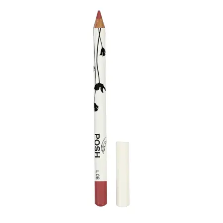 POSH Помада-карандаш пудровая ультрамягкая 2 в 1, L08 / Organic 8 гр - 2