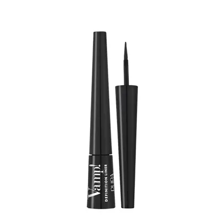 PUPA Подводка с фетровым аппликатором для глаз, 100 черный / VAMP! DEFINITION LINER 2,5 мл - 1