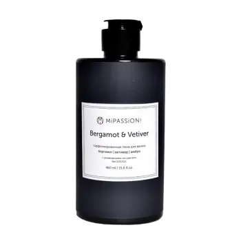 Пена жидкая парфюмированная для ванны, бергамот, ветивер, амбра / Bergamot&Vetiver 460 мл