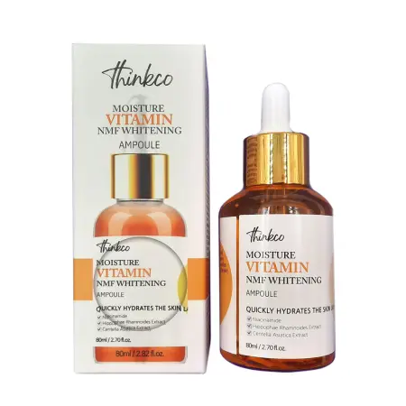 THINKCO Сыворотка увлажняющая с витаминами / Thinkco Moisture Vitamin NMF Whitening Ampoule 80 мл - 2