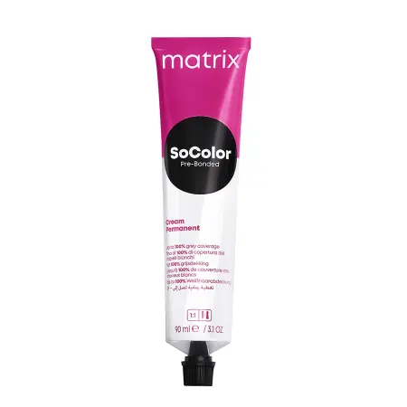 MATRIX 4N краситель перманентный аммиачный, шатен / SoColor Pre-Bonded 90 мл - 2