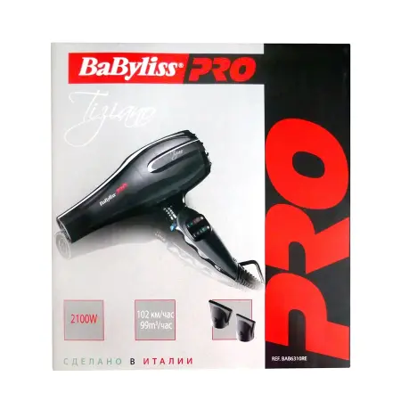 BABYLISS PRO Фен Bab Tiziano 2100W BAB6310RE - 7