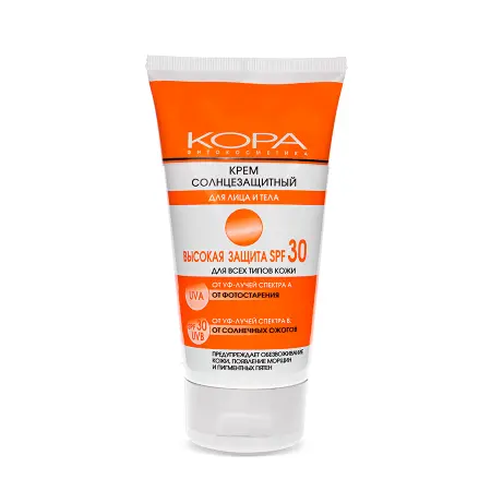 KORA Крем солнцезащитный для лица и тела SPF 30 150 мл - 3