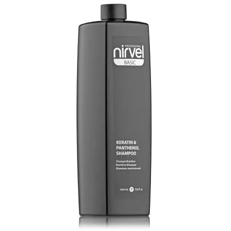 NIRVEL PROFESSIONAL Шампунь питательный с кератином и пантенолом для сухих, ломких и поврежденных волос / KERATIN & PANTHENOL SHAMPOO 1000 мл - 1