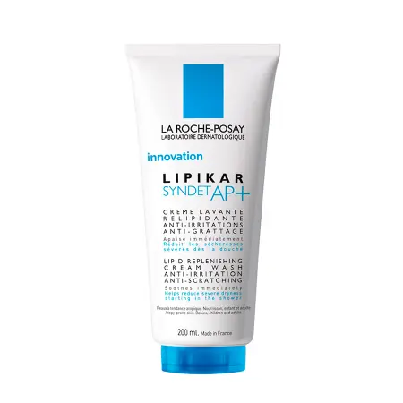 LA ROCHE-POSAY Гель-крем очищающий для очень сухой, раздраженной кожи лица / LIPIKAR AP+ Syndet 200 мл - 4