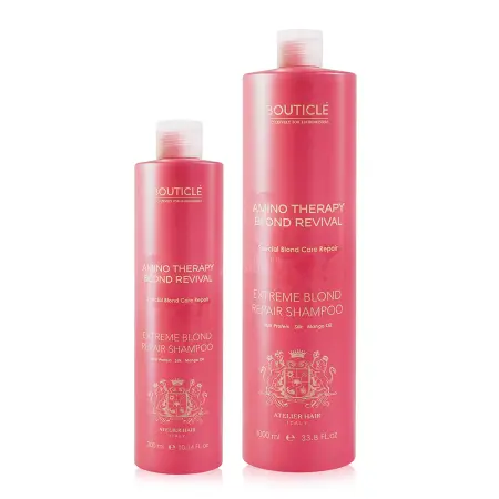BOUTICLE Шампунь для экстремально поврежденных осветленных волос / Extreme Blond Repair Shampoo 1000 мл - 6