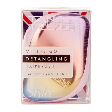 TANGLE TEEZER Расческа для волос / Compact Styler Pearlescent Matte - 5