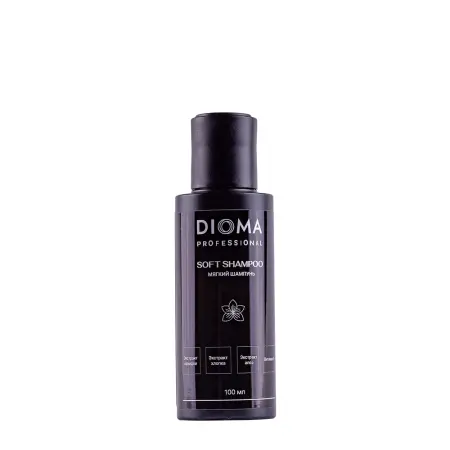 DIOMA PROFESSIONAL Шампунь мягкий для увлажнения и уплотнения волос / Soft Shampoo 100 мл - 1