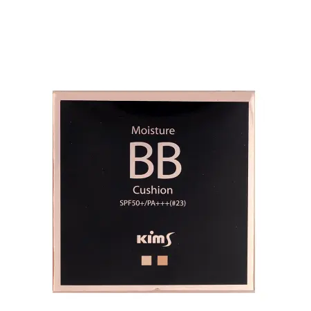 KIMS Средство тональное BB-кушон SPF50+/PA+++(#23, ), светло-бежевый / Moisture BB Cushion 2 х 15 гр - 3