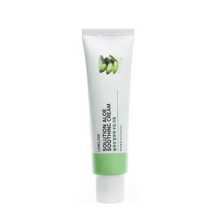 LEBELAGE Крем увлажняющий для лица с экстрактом Алоэ / Lebelage Solution Aloe Soothing Cream, 50 мл - 1