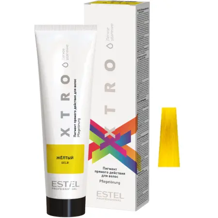 ESTEL PROFESSIONAL Пигмент прямого действия для волос, желтый / XTRO WHITE 100 мл - 1