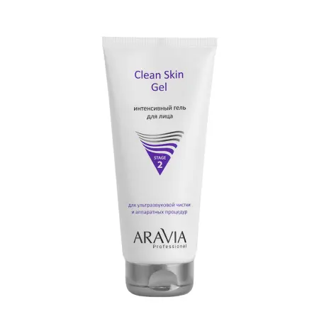 ARAVIA Professional Гель интенсивный для ультразвуковой чистки лица и аппаратных процедур / Clean Skin Gel 200 мл - 1