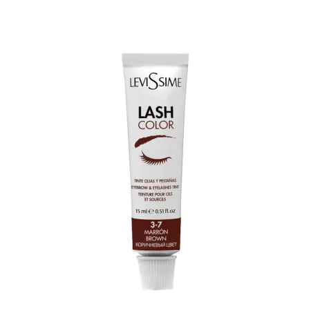 LEVISSIME Краска для бровей и ресниц, № 3.7 коричневый / Lash Color 15 мл - 1