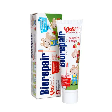 BIOREPAIR Паста зубная детская, клубника / Biorepair Kids 50 мл - 4