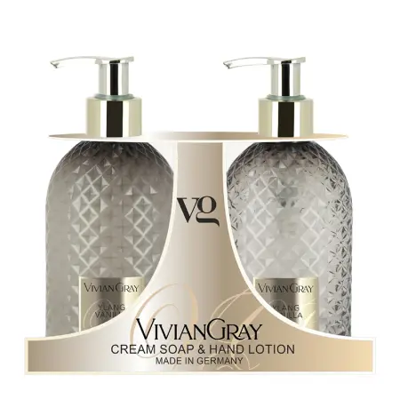 VIVIAN GRAY Набор для рук Иланг-иланг и ваниль (крем-мыло 300 мл + лосьон 300 мл) Vivian Gray Set Gemstone Ylang & Vanilla - 1