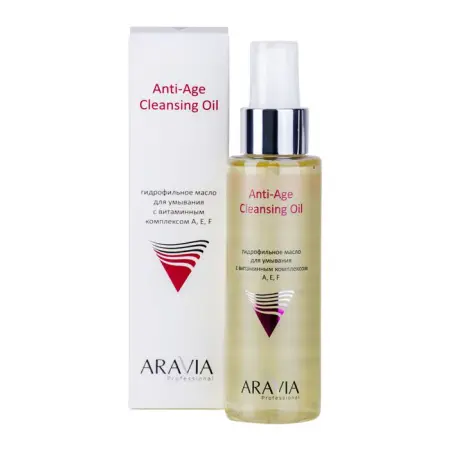 ARAVIA Professional Масло гидрофильное для умывания с витаминным комплексом / Anti-Age Cleansing Oil A, E, F 110 мл - 4