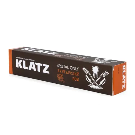 KLATZ Паста зубная для мужчин Бунтарский ром / BRUTAL ONLY 75 мл - 3