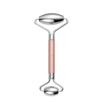 Роллер двусторонний металлический для лица / Real Techniques Cryo Sculpt Facial Roller