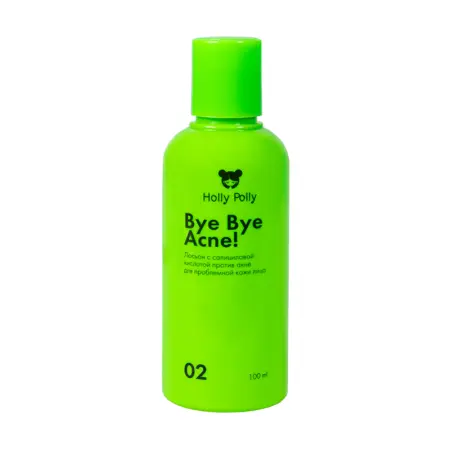 HOLLY POLLY Лосьон с салициловой кислотой против акне для проблемной кожи лица / Bye Bye Acne! 100 мл - 1