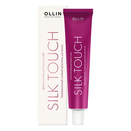 OLLIN PROFESSIONAL 10/72 краска безаммиачная для волос, светлый блондин коричнево-фиолетовый / SILK TOUCH 60 мл - 2