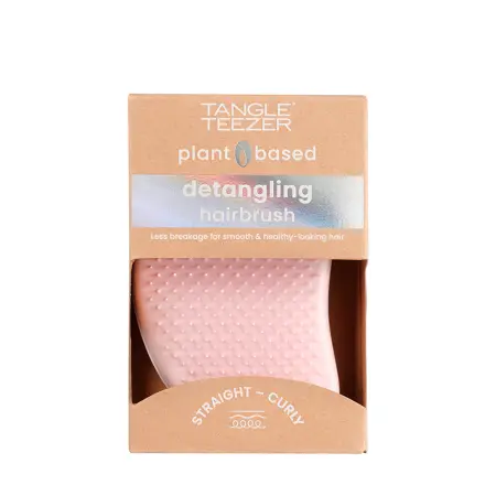 TANGLE TEEZER Расческа для волос / The Original Plant Brush Marshmallow Pink - 5
