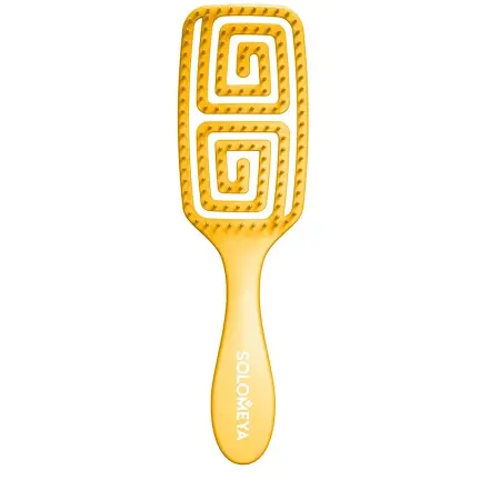 SOLOMEYA Расческа для сухих и влажных волос с ароматом манго MZ005 / Wet Detangler Brush Rectangular Mango - 1