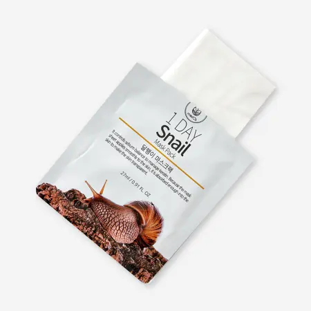MED:B Маска тканевая с экстрактом муцина улитки / Med B 1 Day Snail Mask Pack 27 мл - 2