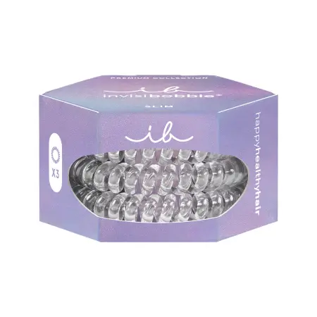 INVISIBOBBLE Резинка-браслет для волос / invisibobble SLIM PREMIUM Crystal Clear - 2