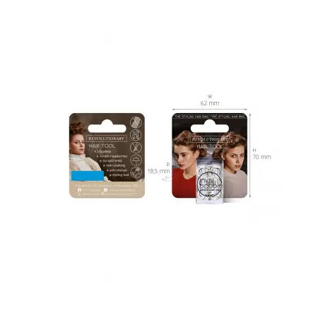 INVISIBOBBLE Резинка для волос с подвесом / invisibobble NANO Crystal Clear - 1