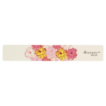 DEWAL PROFESSIONAL Пилка для ногтей Design Edition, широкая 180/240 18 см - 1