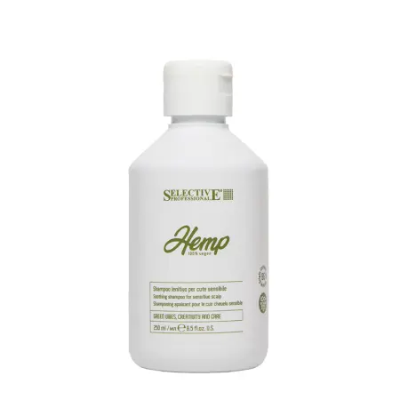 SELECTIVE PROFESSIONAL Шампунь успокаивающий для чувствительной кожи головы / HEMP 250 мл - 1