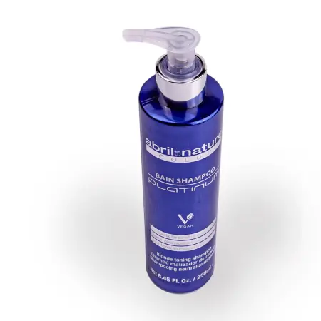 ABRIL ET NATURE Шампунь для нейтрализации желтых оттенков / Bain Shampoo Platinum 250 мл - 4