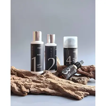 AXIONE LABORATORY Сыворотка себоконтроль ANTI-ACNE ЭТАП 3 для лица / MAN PRO 50 мл - 4