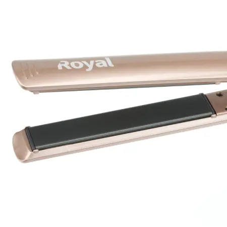 DEWAL PROFESSIONAL Щипцы для выпрямления волос Royal, с терморегулятором, титаново-турмалиновое покрытие, 24x120 мм, 60 Вт - 3