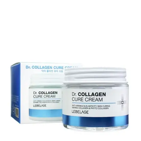 LEBELAGE Крем придающий эластичность для лица с коллагеном / Lebelage Dr.Collagen Cure Cream 70 мл - 2