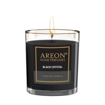 Свеча ароматическая, черный кристалл / HOME PERFUMES Black Crystal 120 гр