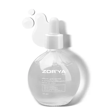 ZORYA Масло для ногтей и кутикулы, миндаль / natural oils power 75 мл - 2