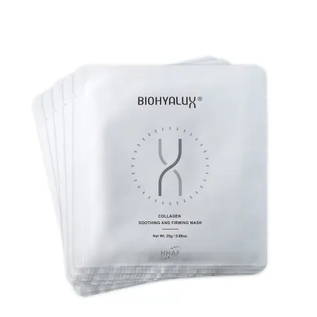 BIOHYALUX Маска с лифтинг-эффектом для восстановления с коллагеном / Biohyalux Collagen Soothing And Firming Mask 5*25 гр - 3