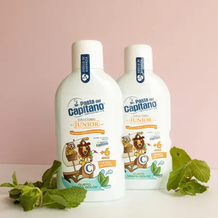 PASTA DEL CAPITANO Ополаскиватель для полости рта для детей с 6 лет, мятный / Junior Soft Mint 400 мл - 2
